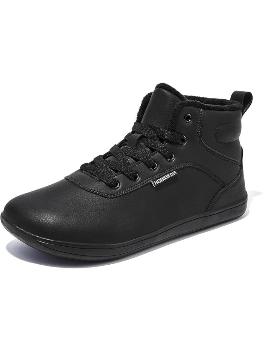 Hobibear Size 9 Women/7.5 Men Sneakers Unisex Barefoot Ankle Wide Toe Box Black